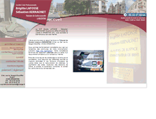 Tablet Screenshot of huissiers61.com